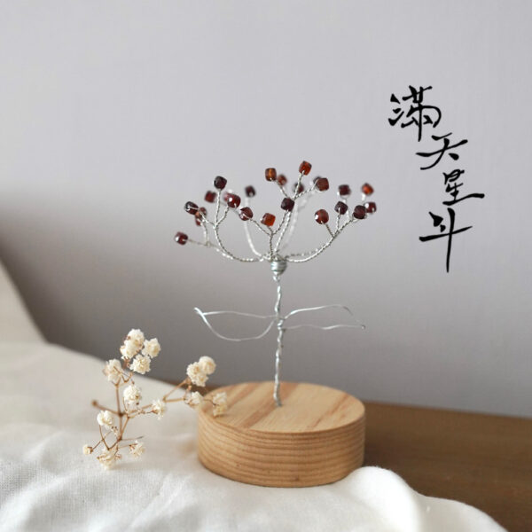『滿天星斗』鐵織水晶-紅碧璽